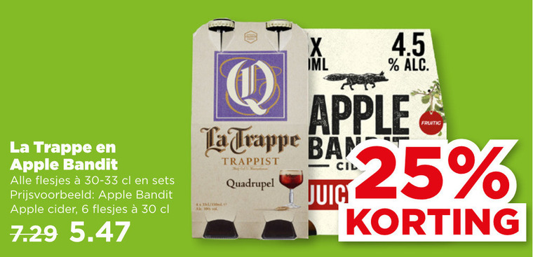 Apple bandit   appelcider, speciaalbier folder aanbieding bij  Plus - details