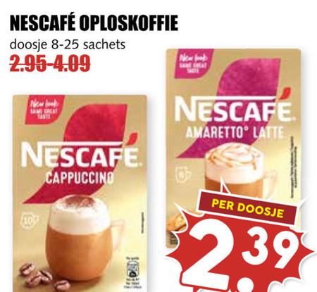 Nescafe   oploskoffie folder aanbieding bij  MCD&nbsp;Supermarkt&nbsp;Basis - details