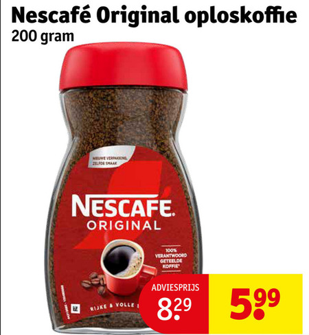 Nescafe   oploskoffie folder aanbieding bij  Kruidvat - details