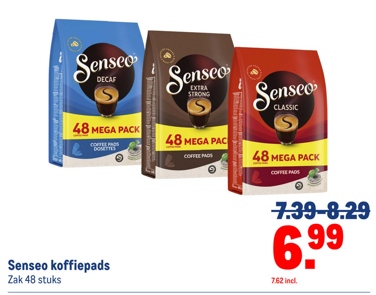Douwe Egberts Senseo   koffiepad folder aanbieding bij  Makro - details
