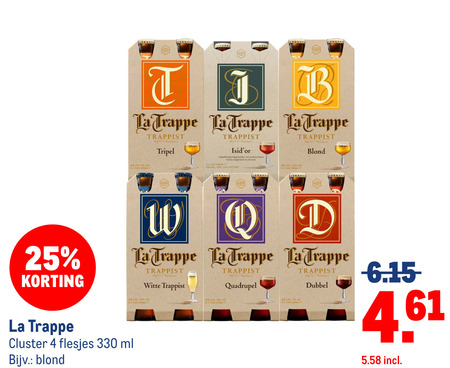 La Trappe   speciaalbier folder aanbieding bij  Makro - details