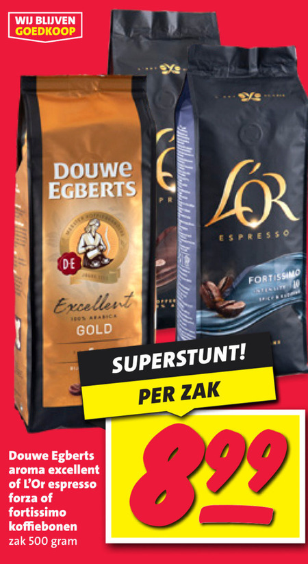Douwe Egberts L Or   koffiebonen folder aanbieding bij  Nettorama - details