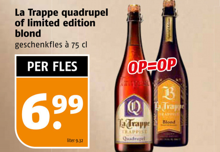 La Trappe   speciaalbier folder aanbieding bij  Poiesz - details