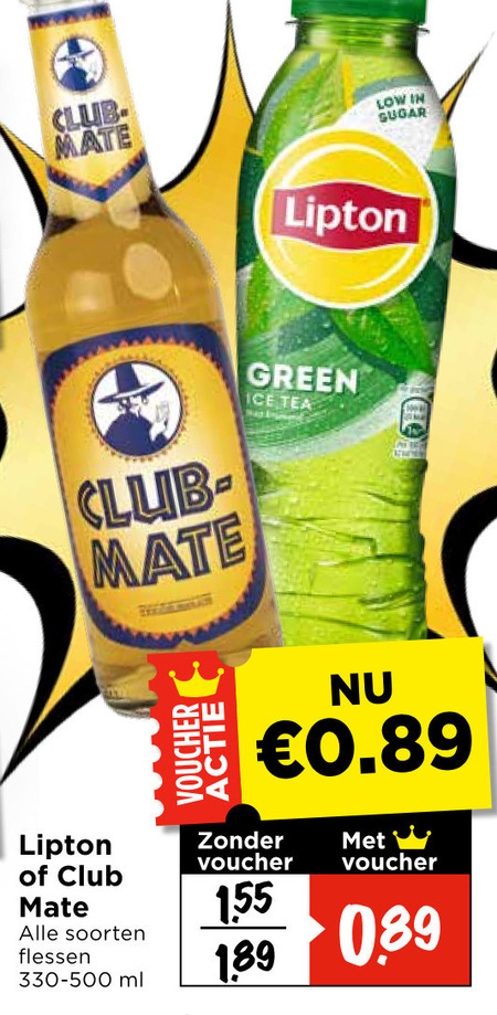 Lipton   ice tea folder aanbieding bij  Vomar - details