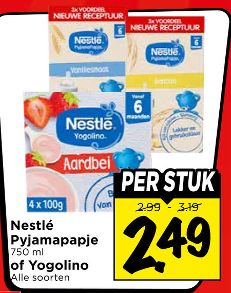 Nestle   babyvoeding folder aanbieding bij  Vomar - details