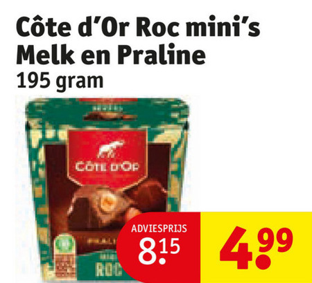 Cote D Or   chocolade folder aanbieding bij  Kruidvat - details