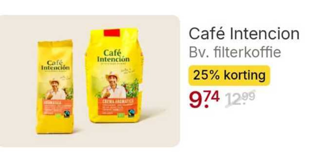 Cafe Intencion   koffiebonen, koffie folder aanbieding bij  Picnic - details