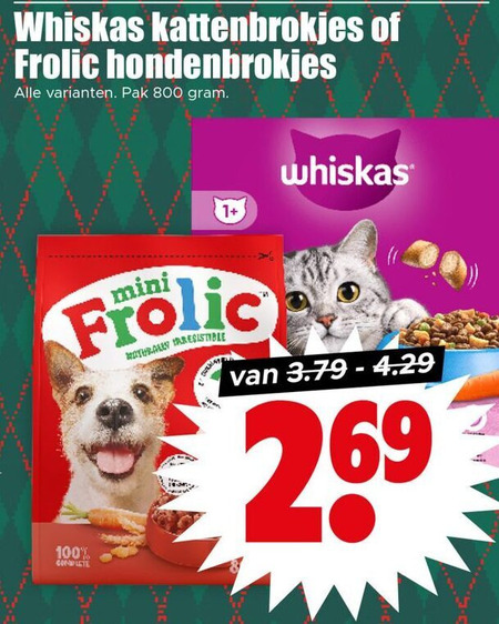 Whiskas   kattenvoer, hondenvoer folder aanbieding bij  Dirk - details