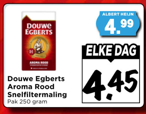 Douwe Egberts   koffie folder aanbieding bij  Vomar - details
