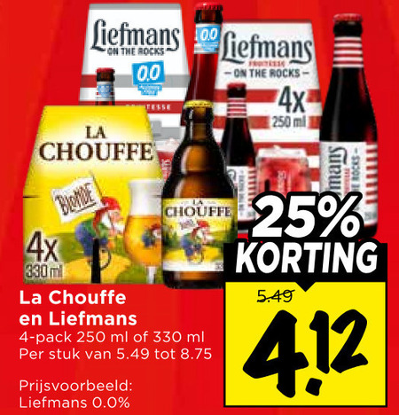 Liefmans   speciaalbier folder aanbieding bij  Vomar - details
