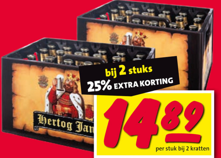 Hertog Jan   krat bier folder aanbieding bij  Nettorama - details