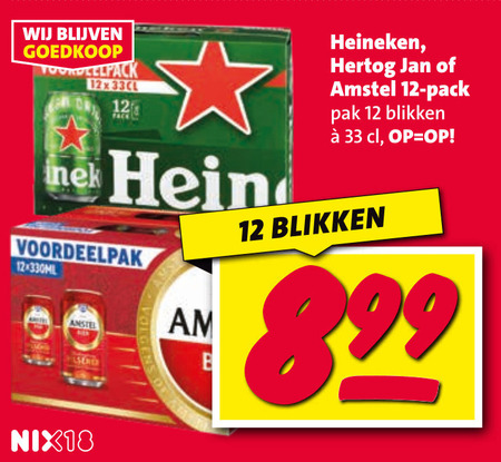 Hertog Jan   blikje bier folder aanbieding bij  Nettorama - details
