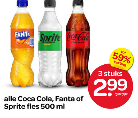 Sprite   cola, frisdrank folder aanbieding bij  Spar - details