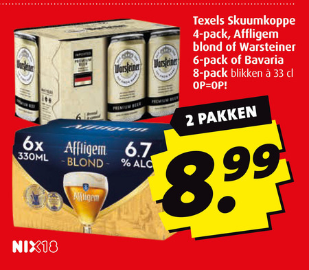 Warsteiner   speciaalbier, blikje bier folder aanbieding bij  Boni - details