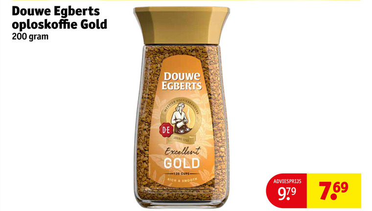 Douwe Egberts   oploskoffie folder aanbieding bij  Kruidvat - details