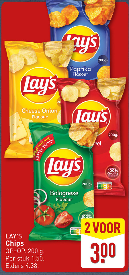 Lays   chips folder aanbieding bij  Aldi - details