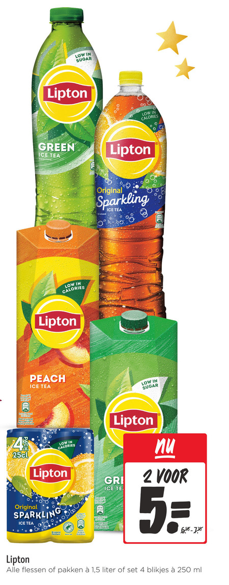 Lipton   ice tea folder aanbieding bij  Jumbo - details