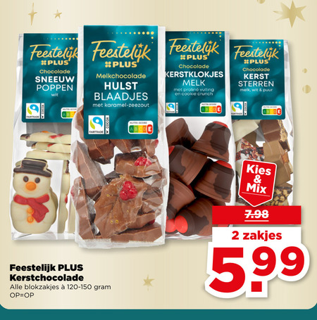 Plus Huismerk   chocolade folder aanbieding bij  Plus - details
