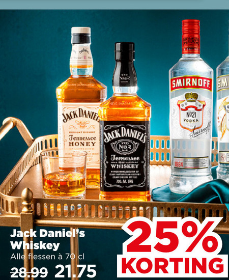 Jack Daniels   whisky folder aanbieding bij  Plus - details