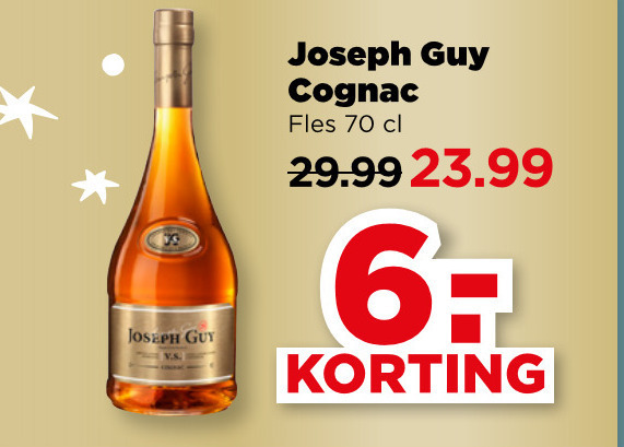 Joseph Guy   cognac folder aanbieding bij  Plus - details