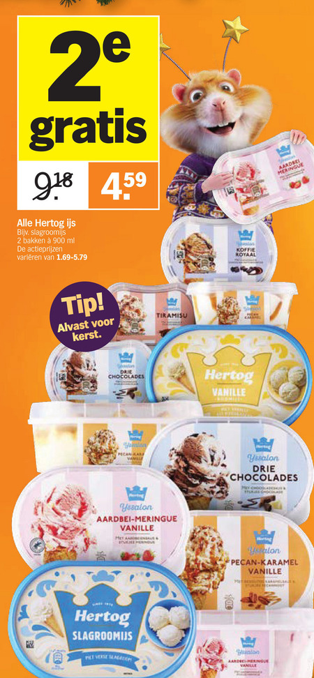 Hertog   ijsspecialiteit folder aanbieding bij  Albert&nbsp;Heijn - details