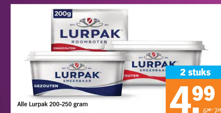lurpak   roomboter folder aanbieding bij  Albert&nbsp;Heijn - details