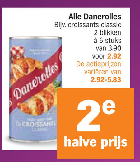 Danerolles   croissantdeeg folder aanbieding bij  Albert&nbsp;Heijn - details