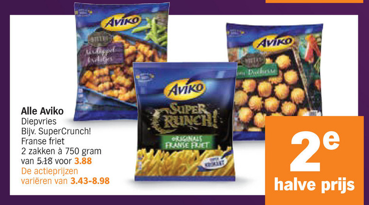 Aviko   patat folder aanbieding bij  Albert&nbsp;Heijn - details