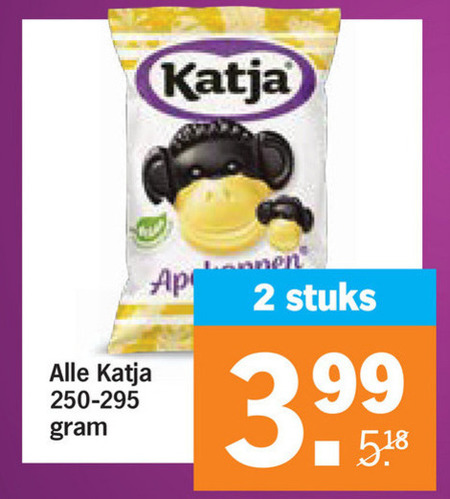 Katja   snoep folder aanbieding bij  Albert&nbsp;Heijn - details