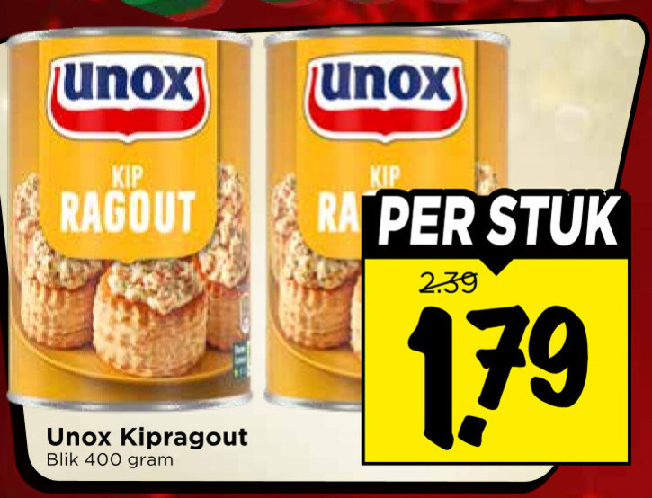 Unox   ragout folder aanbieding bij  Vomar - details