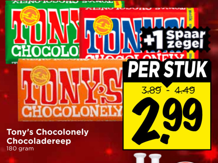 Tony Chocolony   chocolade folder aanbieding bij  Vomar - details
