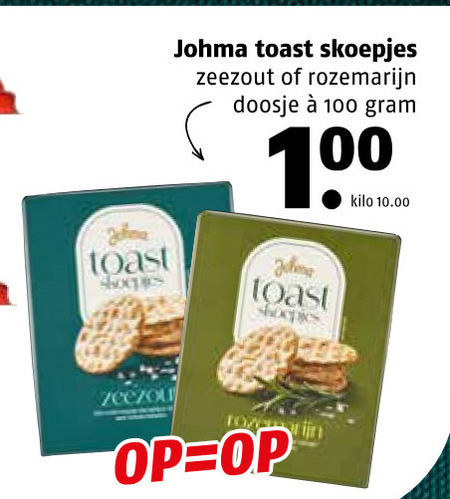 Johma   toast folder aanbieding bij  Poiesz - details