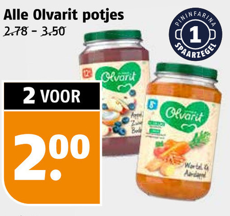 Olvarit   babyvoeding folder aanbieding bij  Poiesz - details