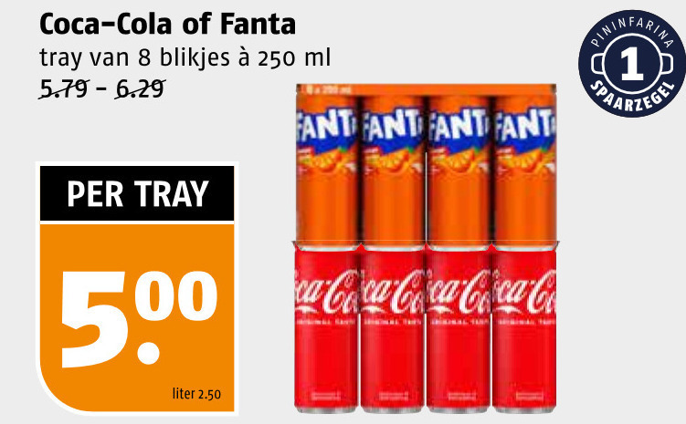 Fanta   cola, frisdrank folder aanbieding bij  Poiesz - details