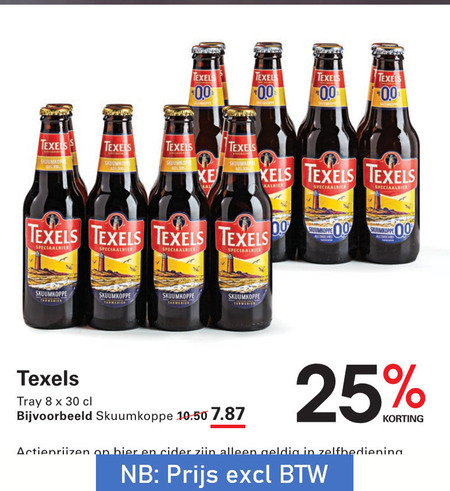 texels speciaalbieren 8 25 30 texel 00 0.0 may speciaalbier skuumkoppe tarwebier tray folder aanbieding bij Sligro Texels speciaalbier folder aanbieding bij Sligro - details