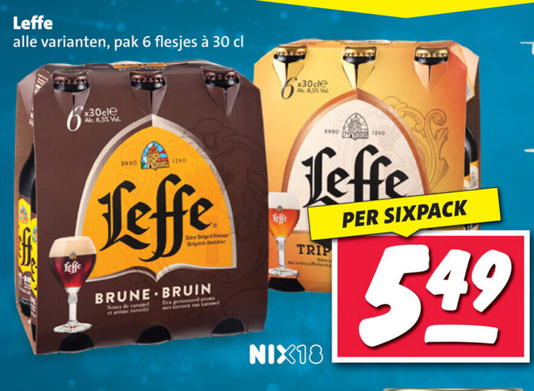 Leffe   speciaalbier folder aanbieding bij  Nettorama - details