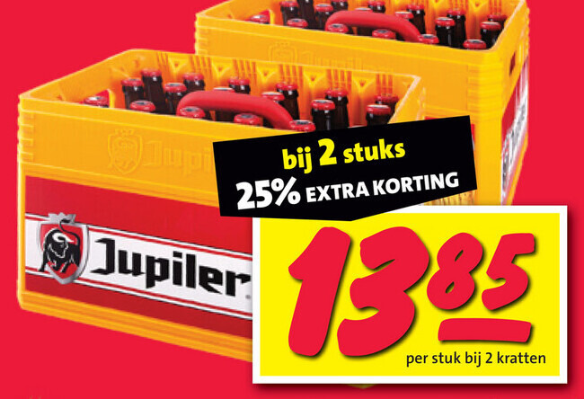 Jupiler   krat bier folder aanbieding bij  Nettorama - details