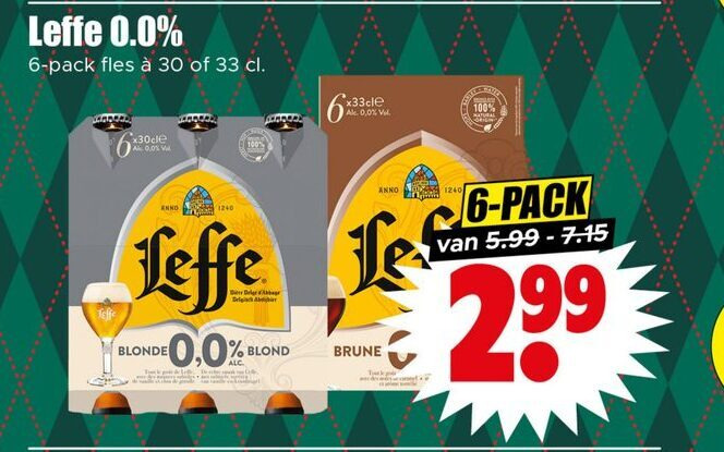 Leffe   speciaalbier folder aanbieding bij  Dirk - details