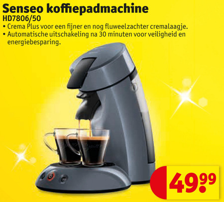 Philips   koffiepadmachine folder aanbieding bij  Kruidvat - details