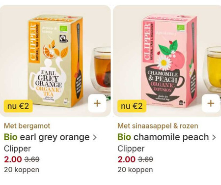Clipper   thee folder aanbieding bij  Picnic - details