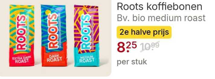 Roots   koffiebonen folder aanbieding bij  Picnic - details