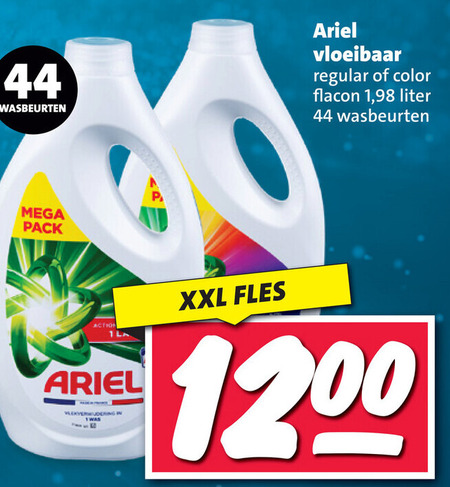 Ariel   wasmiddel folder aanbieding bij  Nettorama - details