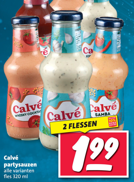 Calve   snacksaus folder aanbieding bij  Nettorama - details