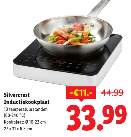 SilverCrest   inductiekookplaat folder aanbieding bij  Lidl - details