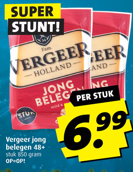 Vergeer   kaas folder aanbieding bij  Boni - details