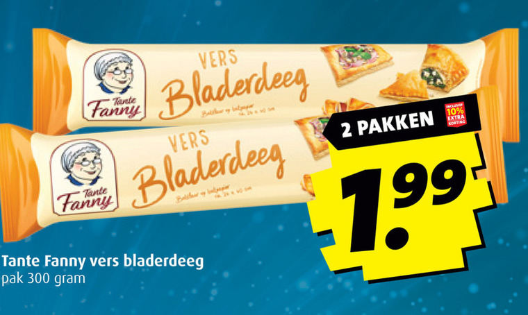 Tante Fanny   bladerdeeg folder aanbieding bij  Boni - details