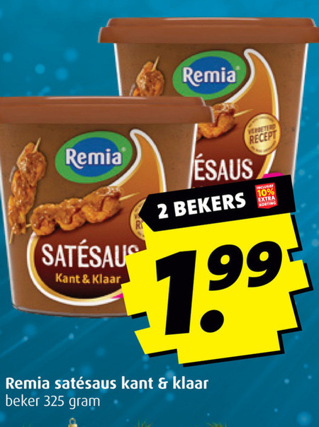 Remia   satesaus folder aanbieding bij  Boni - details