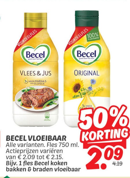 Becel   olie en vetten folder aanbieding bij  Dekamarkt - details
