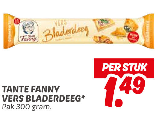 Tante Fanny   bladerdeeg folder aanbieding bij  Dekamarkt - details