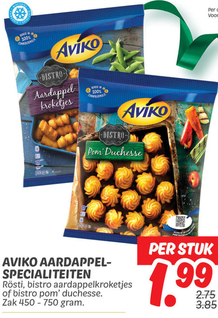 Aviko   aardappelkroketjes, aardappelproduct folder aanbieding bij  Dekamarkt - details